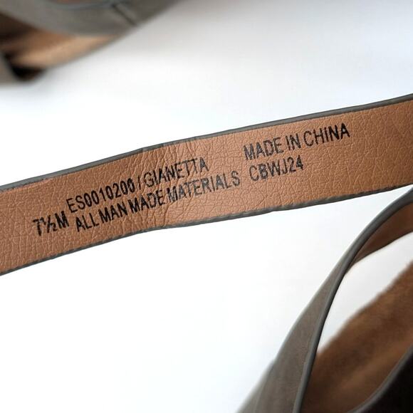 Eurosoft by Sofft Gianetta Ankle Strap Sandal Women's Mocha Size US7.5M EU38 - Picture 6 of 11